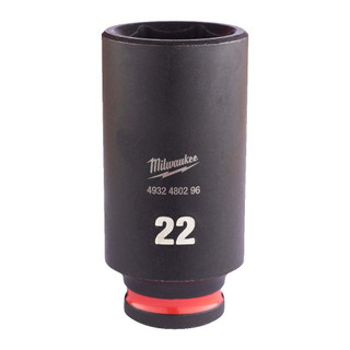 Milwaukee 22mm 3/8” Sq. SHOCKWAVE Impact Deep Socket