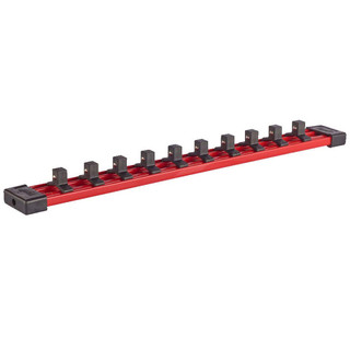 Milwaukee 350mm Socket Rail & 3/8" Sq. Socket Clips