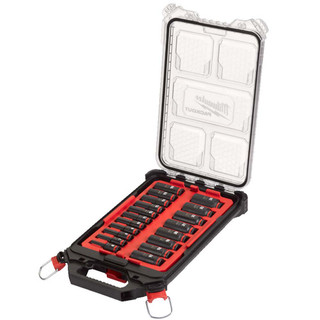 Milwaukee 19 Piece 3/8" Sq. SHOCKWAVE Deep Impact Socket Set in PACKOUT Case