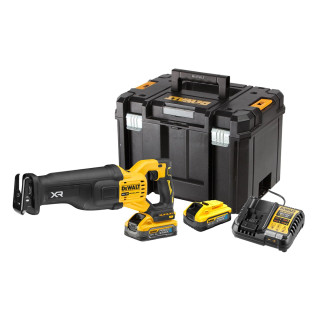 Dewalt DCS386H2T 18V XR Brushless Reciprocating Saw, 2x 5.0 Powerstack Batteries, Charger & TSTAK IV Case Dewalt DCS386H2T 18V XR Brushless Reciprocating Saw, 2x 5.0 Powerstack Batteries, Charger & TSTAK IV Case