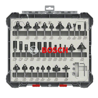Bosch 30 Piece PRO 1/4'' Shank Mixed Router Bit Set Bosch 30 Piece PRO 1/4'' Shank Mixed Router Bit Set