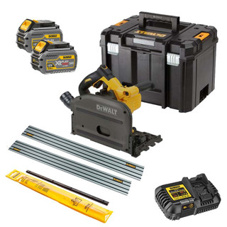 DEWALT DCS389X2-QW 54V XR Flexvolt universal saw - 2 batteries 9 Ah