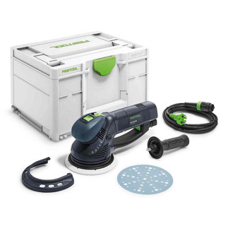 Festool ROTEX RO 150 FEQ-Plus Electric Geared Eccentric Sander with Case
