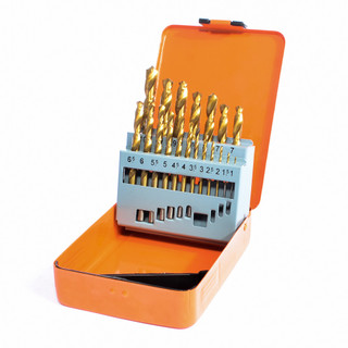 Vaunt Essentials HSS Titanium Coated Drill Bit Set - 19 Piece Vaunt Essentials HSS Titanium Coated Drill Bit Set - 19 Piece