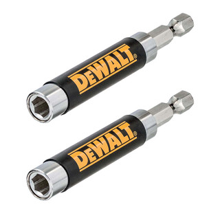 Dewalt 80mm Magnetic Bit Holder - Pack of Two