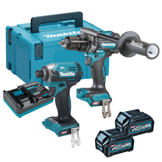 Makita DK0176G205 2 Piece 40V XGT Brushless Power Tool Kit, 2x 2.5Ah Batteries, Charger & MAKPAC Case Makita DK0176G205 2 Piece 40V XGT Brushless Power Tool Kit, 2x 2.5Ah Batteries, Charger & MAKPAC Case