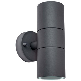 Luceco Azurar External Stainless Steel Up/Down Wall Light  - Slate Grey
