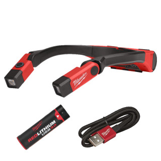 Milwaukee L4 NL400-301 USB Rechargeable Neck Light, 3.0Ah USB Battery & Charging Cable Milwaukee L4 NL400-301 USB Rechargeable Neck Light, 3.0Ah USB Battery & Charging Cable