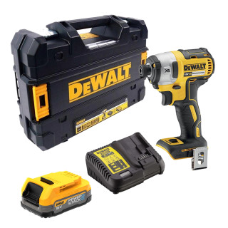 Perceuse à percussion 18V (2x1,7 Ah PowerStack) - DEWALT DCD999E2T