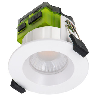 Luceco FType MK2 Regressed Fixed Cylinder Fire Rated Led Downlight CCT Colour Change White 4-6W 710/725/750/745Lm