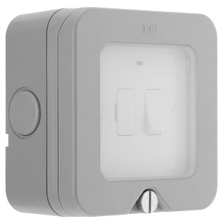 BG Electrical IP66 13A Weatherproof Outdoor Switched Fused Spur & Flex Outlet BG Electrical IP66 13A Weatherproof Outdoor Switched Fused Spur & Flex Outlet
