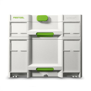 Festool SORTAINER SYS3-SORT/2 M 337 2-Drawer Organiser Case