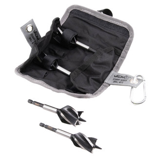 Vaunt X 4 Piece Stubby 4 Flute Auger Drill Bit Set Vaunt X 4 Piece Stubby 4 Flute Auger Drill Bit Set