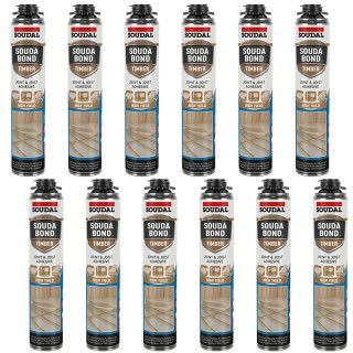 Soudal Soudabond Timber Gun 750ml Adhesive - Box of 12 Soudal Soudabond Timber Gun 750ml Adhesive - Box of 12