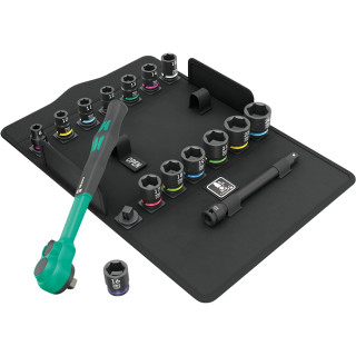 Wera Zyklop 16 Piece '8100 SB 12 Comfort' 3/8" Sq. Ratchet Socket Set Wera Zyklop 16 Piece '8100 SB 12 Comfort' 3/8" Sq. Ratchet Socket Set