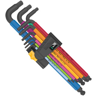 Wera 950/9 Hex-Plus 9 Piece Multicolour Imperial 2 L-Key Set Wera 950/9 Hex-Plus 9 Piece Multicolour Imperial 2 L-Key Set