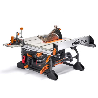 Evolution R255TBL Portable 255mm Jobsite Electric Table Saw without Stand - 240V