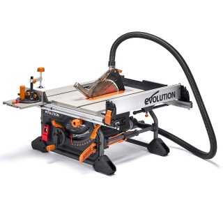 Evolution R255TBL+ Portable 255mm Jobsite Electric Table Saw without Stand - 240V