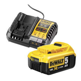Dewalt DCB184 5.0Ah 18V XR Li-Ion Battery & DCB1104 XR Multi Voltage Battery Charger
