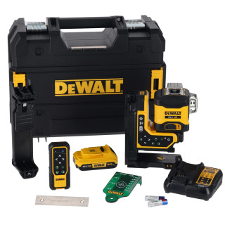 Dewalt DCLE34035D1-GB 18V 3x 360 Remote Control Green Laser, 1x 2.0Ah Battery, Charger & TSTAK Case Dewalt DCLE34035D1-GB 18V 3x 360 Remote Control Green Laser, 1x 2.0Ah Battery, Charger & TSTAK Case