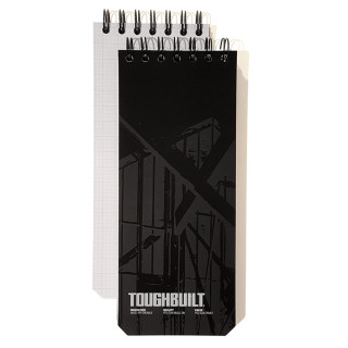 ToughBuilt TB-56-M-2 Medium Grid Notebook - Pack of 2 ToughBuilt TB-56-M-2 Medium Grid Notebook - Pack of 2
