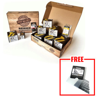 Reisser R2 Woodscrew Trade Pack - 1600 Mixed Screws Reisser R2 Woodscrew Trade Pack - 1600 Mixed Screws