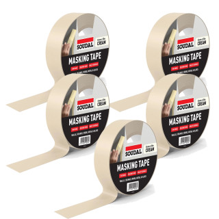 Soudal Masking Tape - 24mm x 50m - Pack of 5