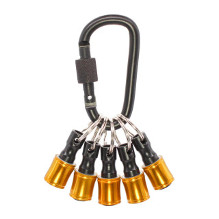 Vaunt Keyring Carabiner Hex Holder - Pack of 5 Vaunt Keyring Carabiner Hex Holder - Pack of 5