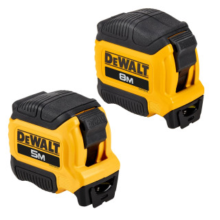 Dewalt 5m & 8m Metric Compact Tape Measures Dewalt 5m & 8m Metric Compact Tape Measures