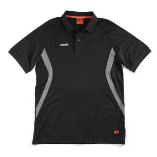 Scruffs Eco Tech Polo Shirt - Black