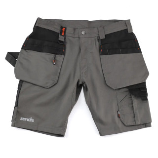 Scruffs Worker Plus Holster Shorts - Graphite