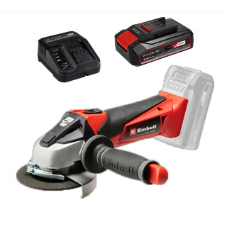 Einhell TE-AG 18/115 Li-Solo 18V 115mm Angle Grinder, 1x 2.5Ah Battery & Charger