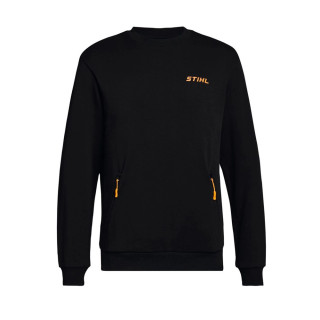 Stihl Logo Sweatshirt with Zip Pockets - Black