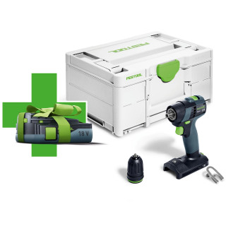 Festool TXS 18 18V Brushless Drill Driver - Body & Case with FREE 3.0Ah Battery