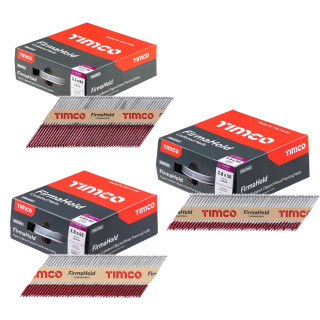 Firmahold 34° Ring Shank Galvanised Framing Nails Set - Pack of 8800 Firmahold 34° Ring Shank Galvanised Framing Nails Set - Pack of 8800