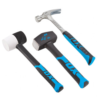 Ox Tools 3 Piece Hammer Set Ox Tools 3 Piece Hammer Set
