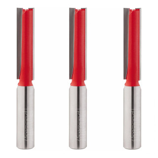 Freud 1/2" Straight Worktop Jig Kitchen Cutters 12.5mm x 50.5mm - Pack of 3