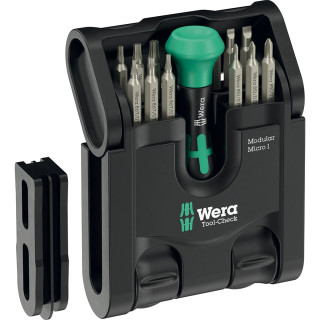 Wera 21 Piece Tool-Check Modular Micro 1 Screwdriver Bit Set Wera 21 Piece Tool-Check Modular Micro 1 Screwdriver Bit Set