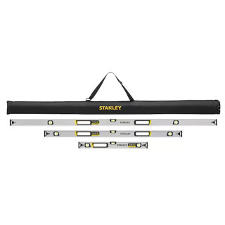 Stanley FATMAX XTREME FMHT43682-1 3 Piece Box Beam Spirit Level Set with Case (600mm, 1200mm & 1800mm) Stanley FATMAX XTREME FMHT43682-1 3 Piece Box Beam Spirit Level Set with Case (600mm, 1200mm & 1800mm)