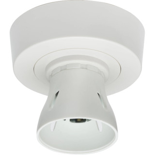 Knightsbridge SN8230 T2 HO BC Batten Holder with Ceiling Rose Base 3-plate