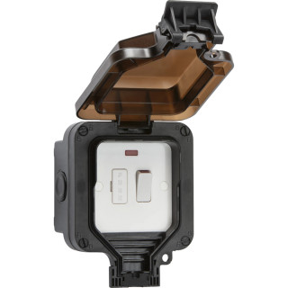 Knightsbridge OP63N IP66 13A Neon Switched Fused Spur Unit