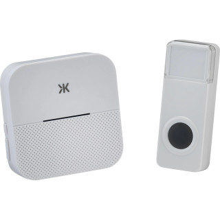 Knightsbridge DC013 Wireless Plug In Door Chime - White