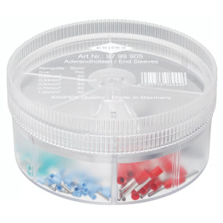 Knipex 97 99 905 Assortment Boxes with 150 Wire Ferrules Knipex 97 99 905 Assortment Boxes with 150 Wire Ferrules