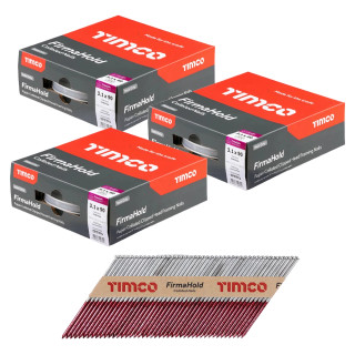 FirmaHold 3.1 x 90mm, 34° Plain Shank Galvanised Nails - Pack of 6600 FirmaHold 3.1 x 90mm, 34° Plain Shank Galvanised Nails - Pack of 6600
