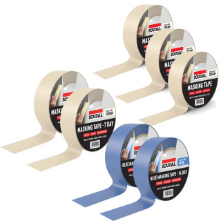 Soudal 36mm Site Tape Bundle - Pack of 7