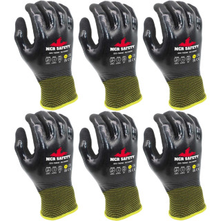 MCR Geo-Therm Nitrile Fully Coated Gloves - Pack of 6 MCR Geo-Therm Nitrile Fully Coated Gloves - Pack of 6