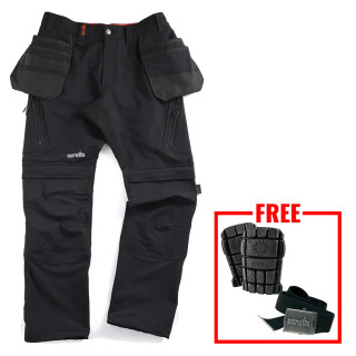 Scruffs Tech Holster Trousers - Black