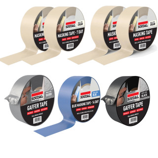 Soudal 7 Piece 48mm Site Tape Bundle Soudal 7 Piece 48mm Site Tape Bundle