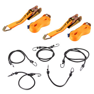 Vaunt Essentials Bungee Cord & Ratchet Strap Pack Vaunt Essentials Bungee Cord & Ratchet Strap Pack