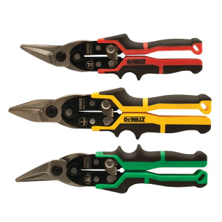 Dewalt 3 Piece Ergo Aviation Snips Set